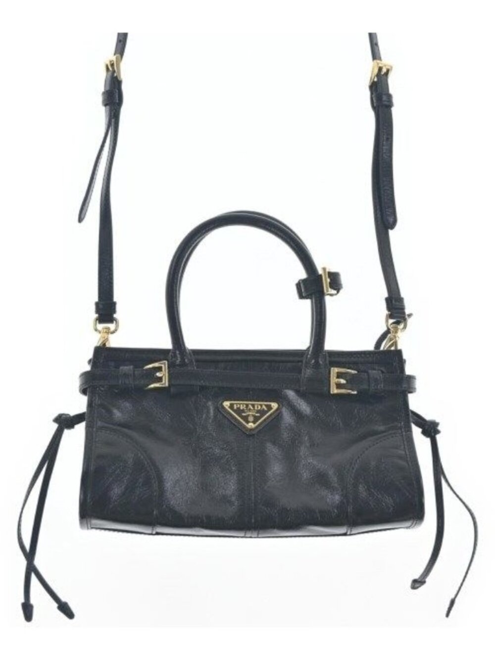Prada Bonnie Leather Mini Handbag